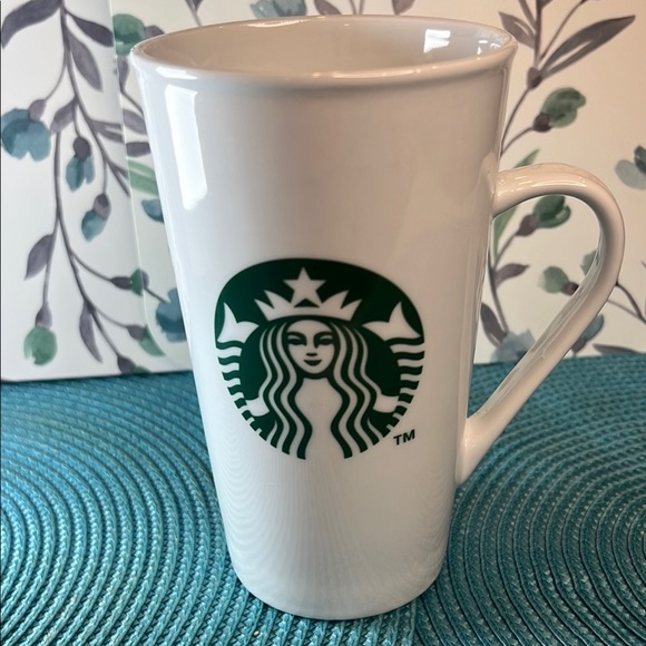 Starbucks White Ceramic Mug 16 fl oz EUC Cozy Fall Mug - Picture 5 of 17